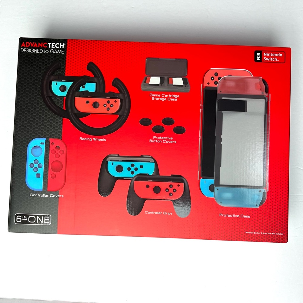 Advanctech 6 In 1 Set For Nintendo Switch Accessories